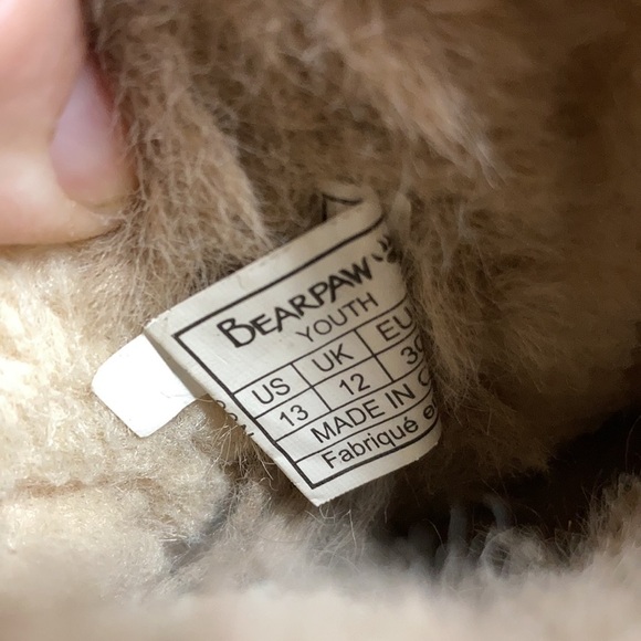 BearPaw Betsy wool lined pull on boots size 13 - Picture 5 of 7